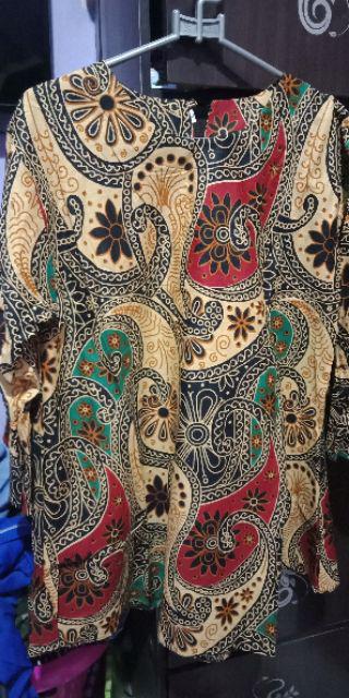 Jumbo Shinta / Atasan Pria Big Size Jumbo Xl Ld 110 / Atasan Batik Wanita Fitri Batik Asifa Fashion