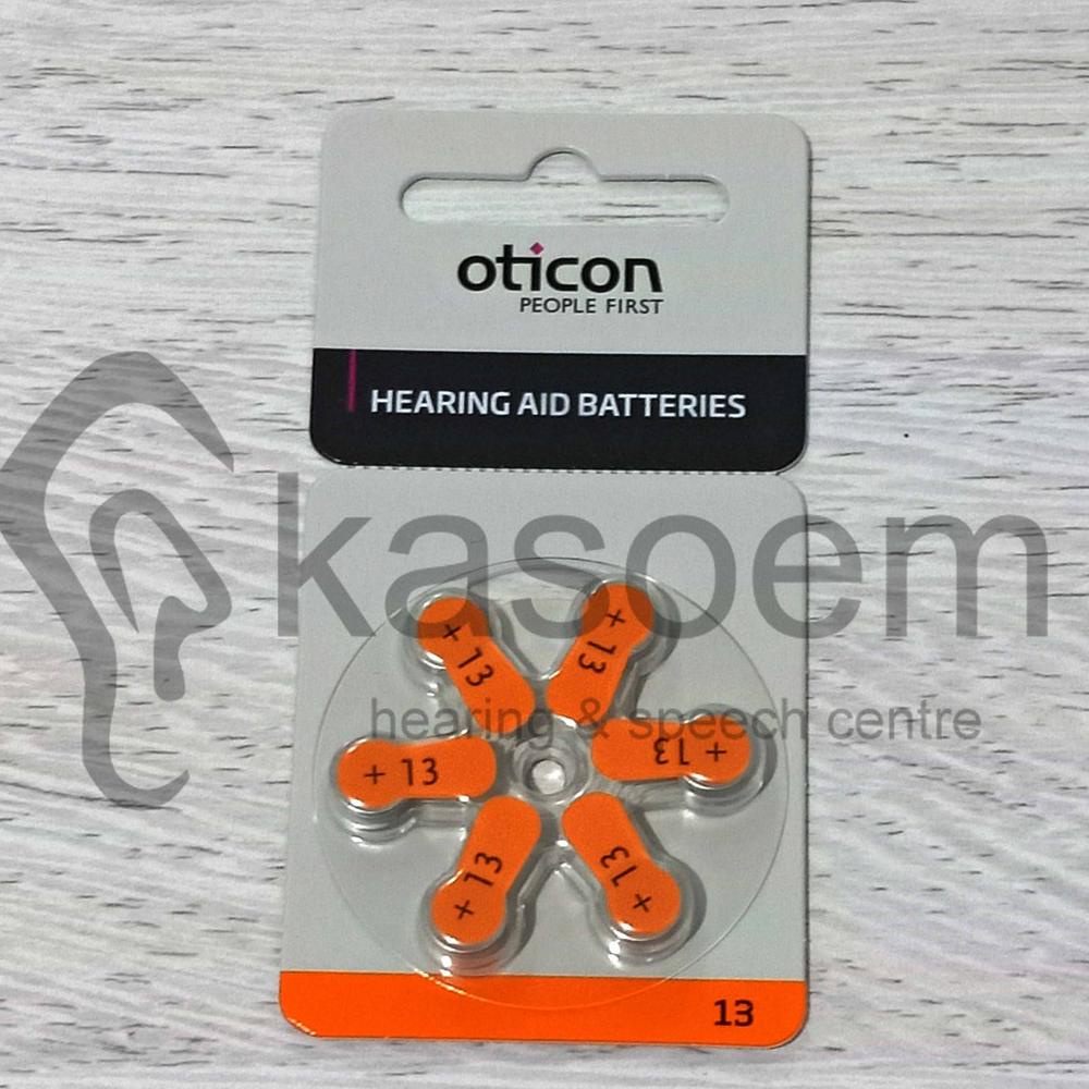 Jual Baterai ORIGINAL Oticon Type 13 ( Baterai Alat Bantu Dengar ...