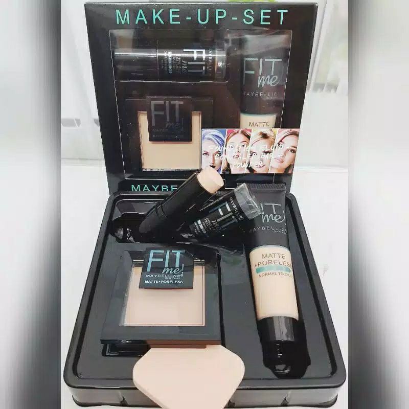 1 SET  MAKE UP FIT ME MAYBELLINE 3 IN 1