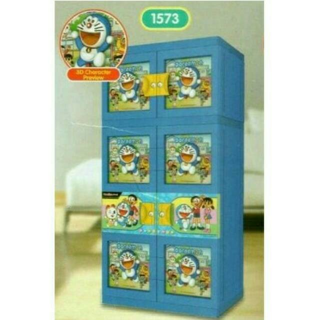 LEMARI NAIBA DORAEMON 3D GANTUNGAN