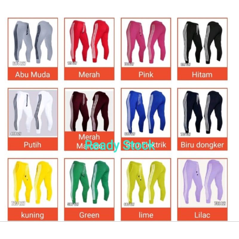 READY STOCK Joger Sixpack L27 Celana Olah Raga