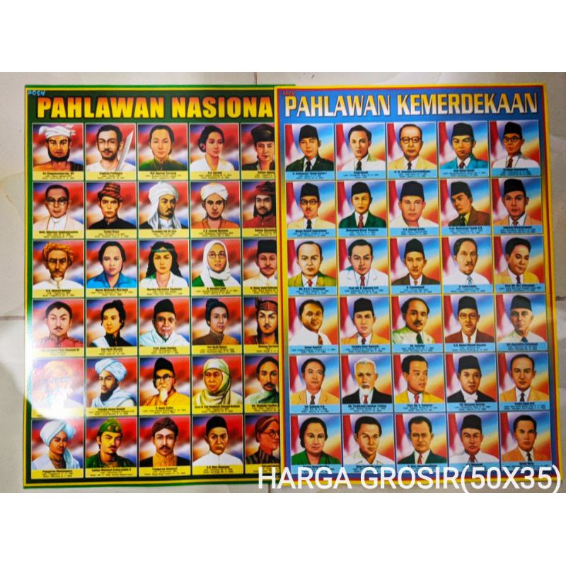 POSTER PAHLAWAN NASIONAL/ poster pahlawan kemerdekaan
