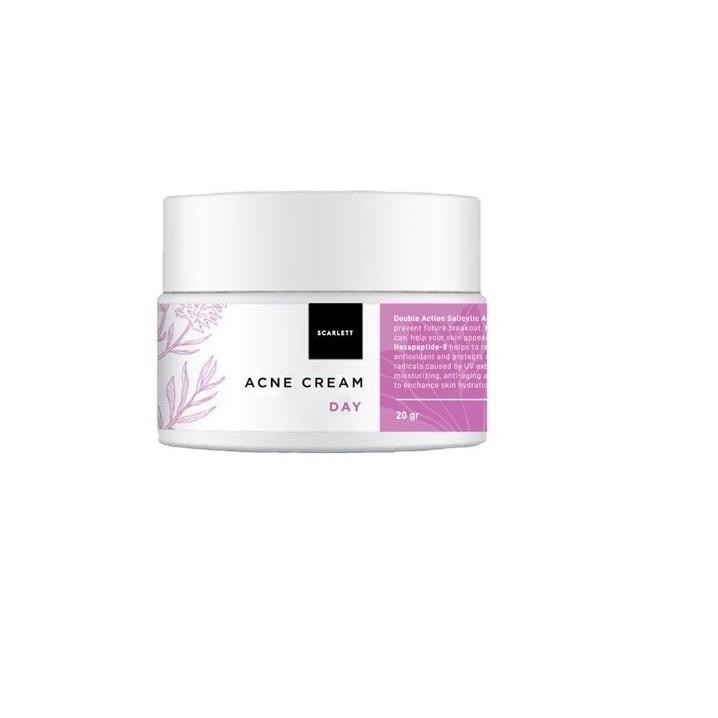 ♥ Scarlett Whitening Acne Day Cream <100% ORI> Scarlett body lotion Scarlett cream Scarlett Serum ➩