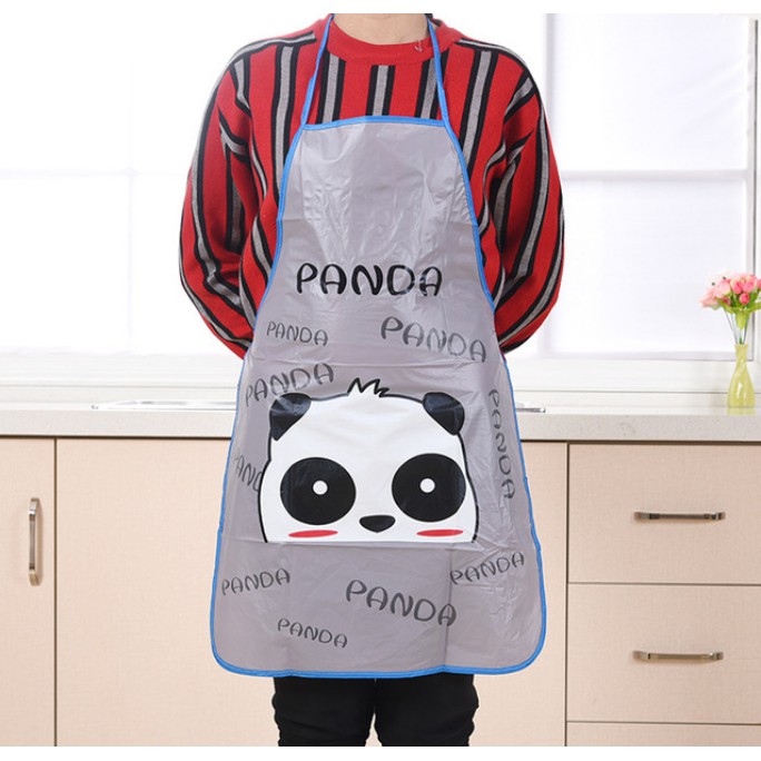 GOS -H202- Celemek Masak Karakter Anti Air - Celemek Motif Apron Waterproof - Celemek Karakter