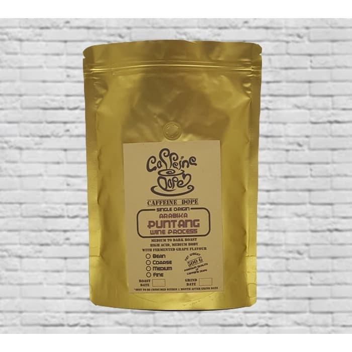 

Kopi Arabika Puntang WINE Process 500 Gram - Bean - Biji