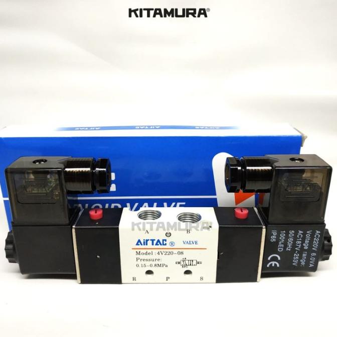 SELENOID VALVE / SOLENOID VALVE AIRTAC 4v220-08 AC 220