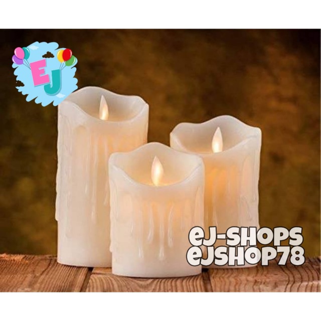 Lilin Elektrik Sumbu Goyang LED / Lilin Leleh / Lilin Natal Set