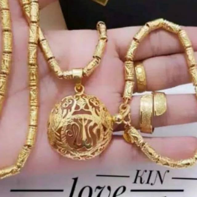 Perhiasan lapis emas 24K 0215