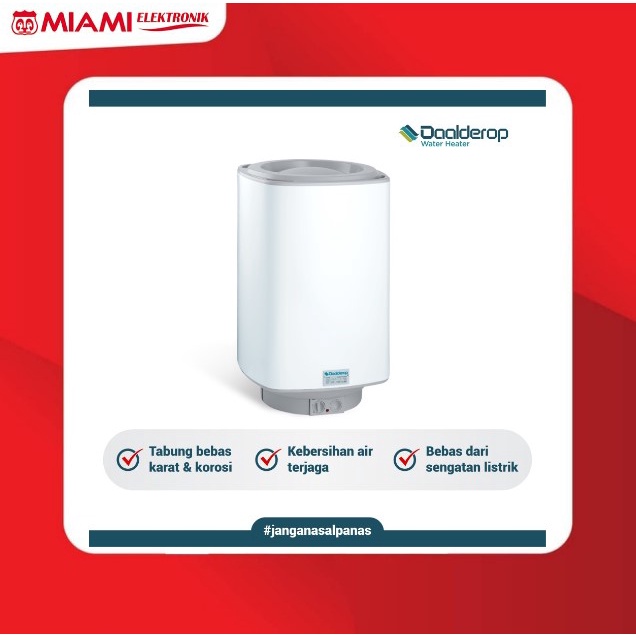 Daalderop Water Heater 80 Liter 650 Watt Pemanas Air Listrik