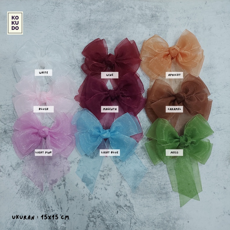 

Organza Ribbon Pita Tambahan Packing Kado