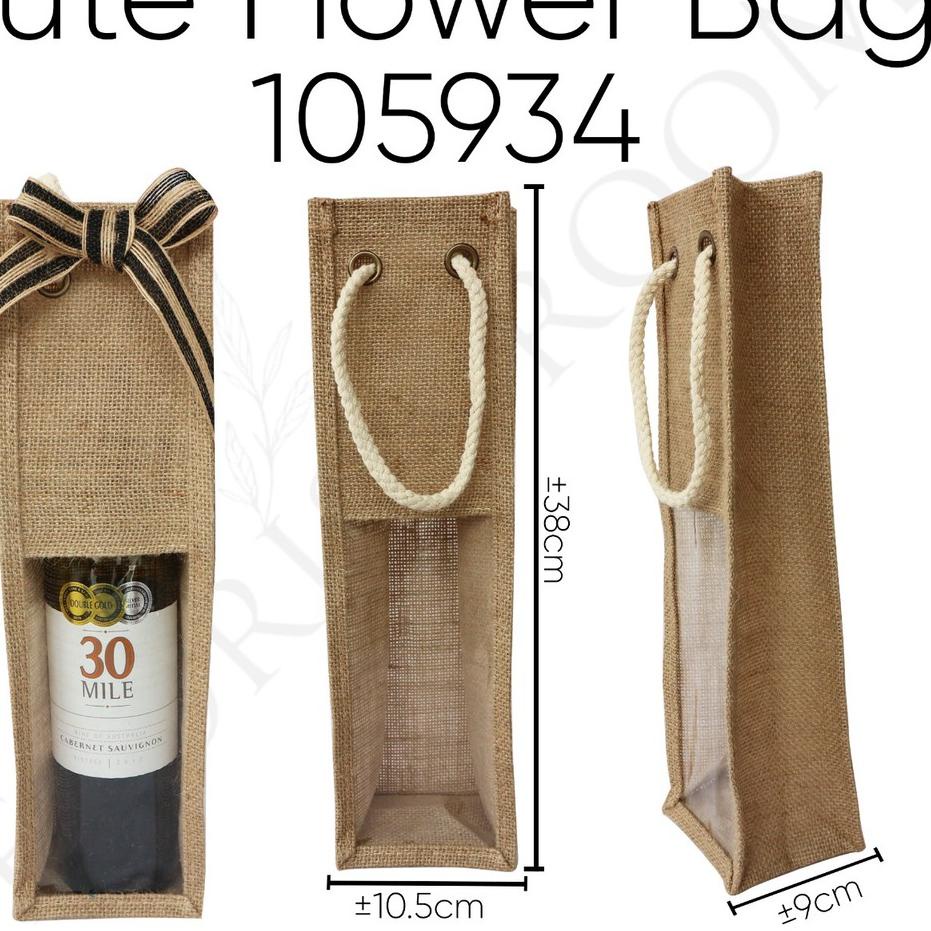 

Baru - Jute Flower Bag 105934 - Kantong Goni - Hampers - Kado - Hadiah ..