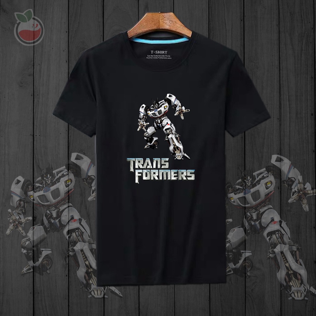 Lilipop Kaos Tshirt  Pria Transformer Optimus Prime Baju Distro Basic Lengan Pendek Cowok Kasual