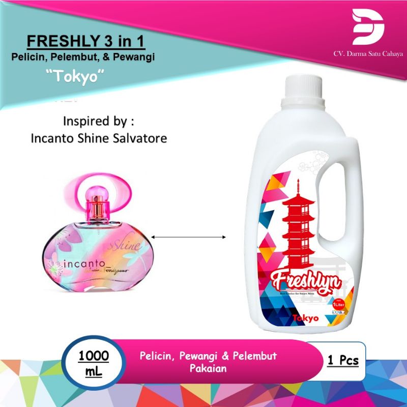 FRESHLYN PEWANGI /PELEMBUT PAKAIAN LOUNDYRY ( FRESHLY PREMIUM)