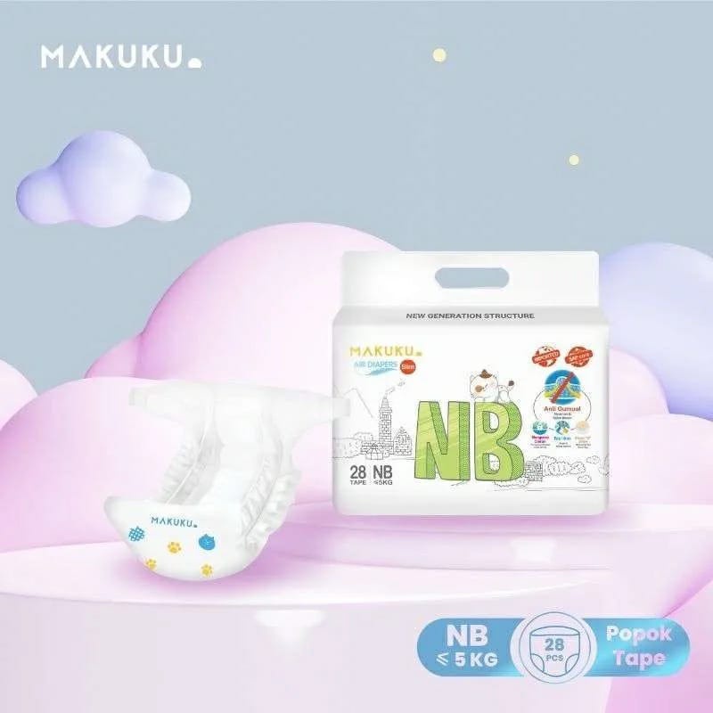 Makuku NB28 Air Diapers Slim Tape