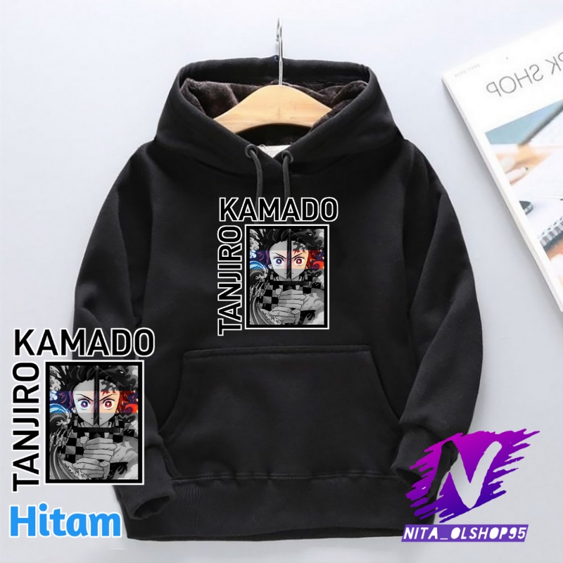 jaket hoodie anak tanjiro kamado