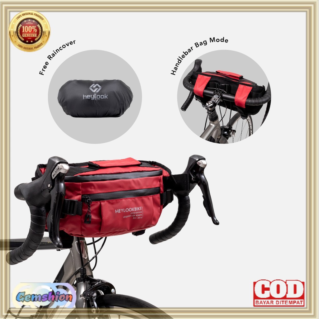 HEYLOOK TAS SELEMPANG PRIA WAIST BAG SEPEDA WEASLEY WATERPROOF WAISTBAG GOWES DISTRO ANTI AIR