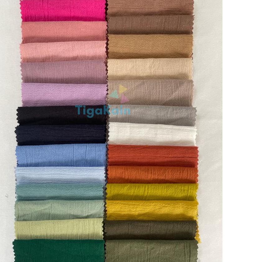 1 Meter Kain Linen Crinkle / Linen Crincle