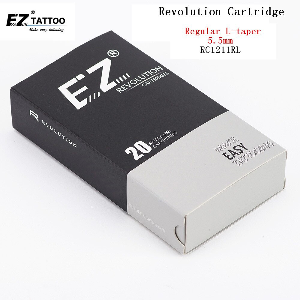 

PRODUK IMPORT RC1211RL EZ Revolution Tattoo Needle Cartridges Rould Liner #12 (0.35 mm) Regular