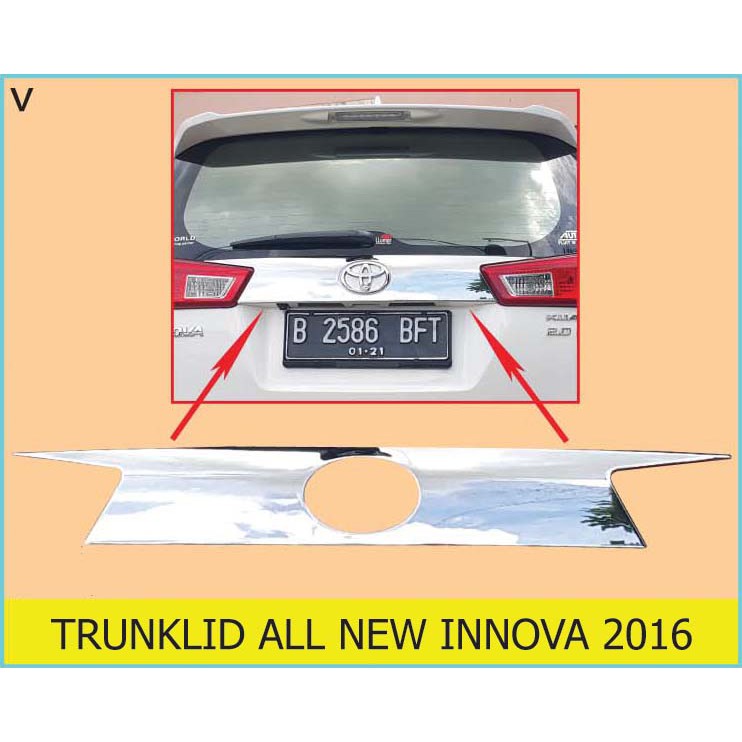 Trunklid / Trunk Lid Belakang Model Full / Besar  All New Innova 2016