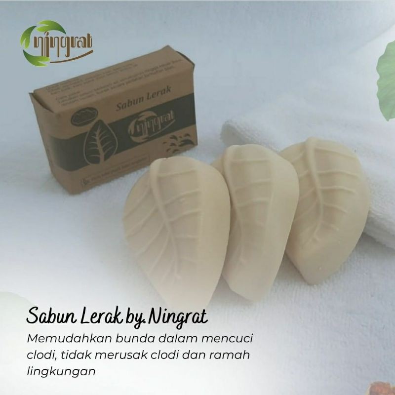 Sabun Lerak Batang Cream Crem Ningrat Sabun Lerak Sabun Cuci Clodi Tanpa pemutih pewangi pelembut aman