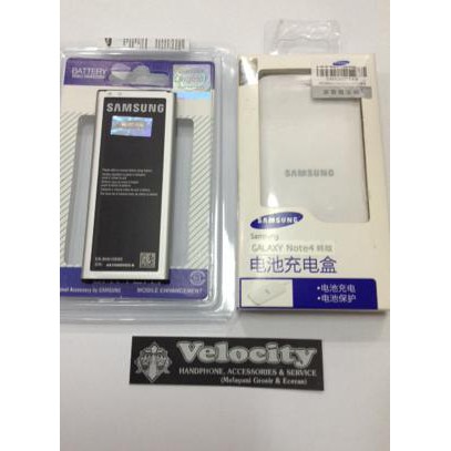 Baterai batere Original Samsung Note 4 + Dekstop charger samsungNote 4
