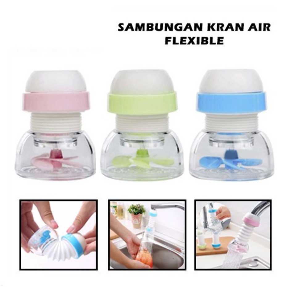 Trend-Filter Saringan Kran Air Kipas Kincir Putar Sambungan Keran FLEXIBLE Faucet Kepala Wastafel