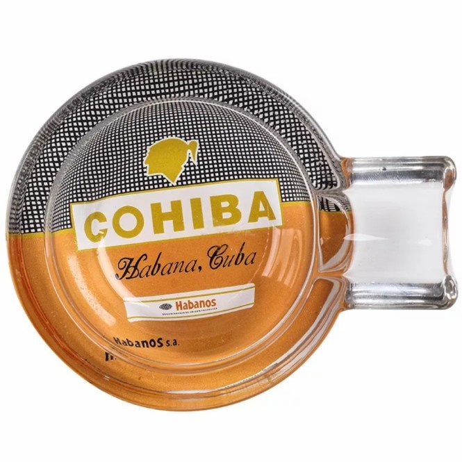 Asbak - Cohiba Glass Cigar Ashtray (Asbak Cerutu Kaca)