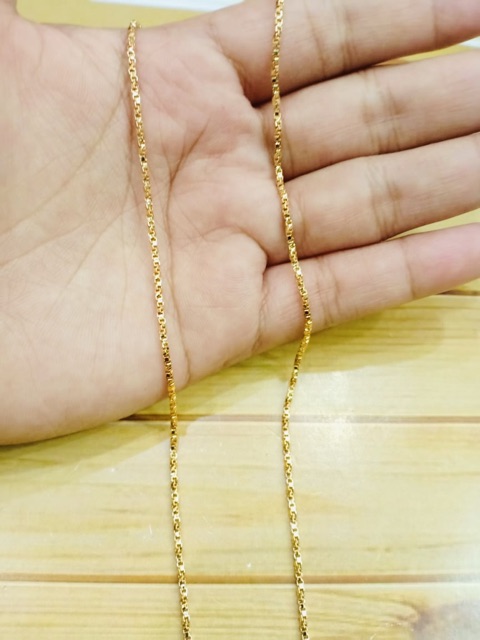 Kalung wanita // kalung itali plintir // kalung lapis emas // perhiasan // kalung panjang 45 cm