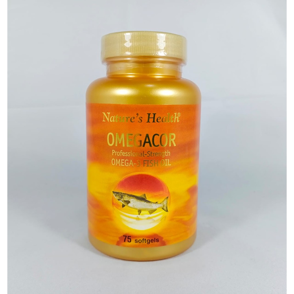 Suplemen Natures Health  Omegacor obat penurun kolesterol dan trigliserida, hipertensi, rematik