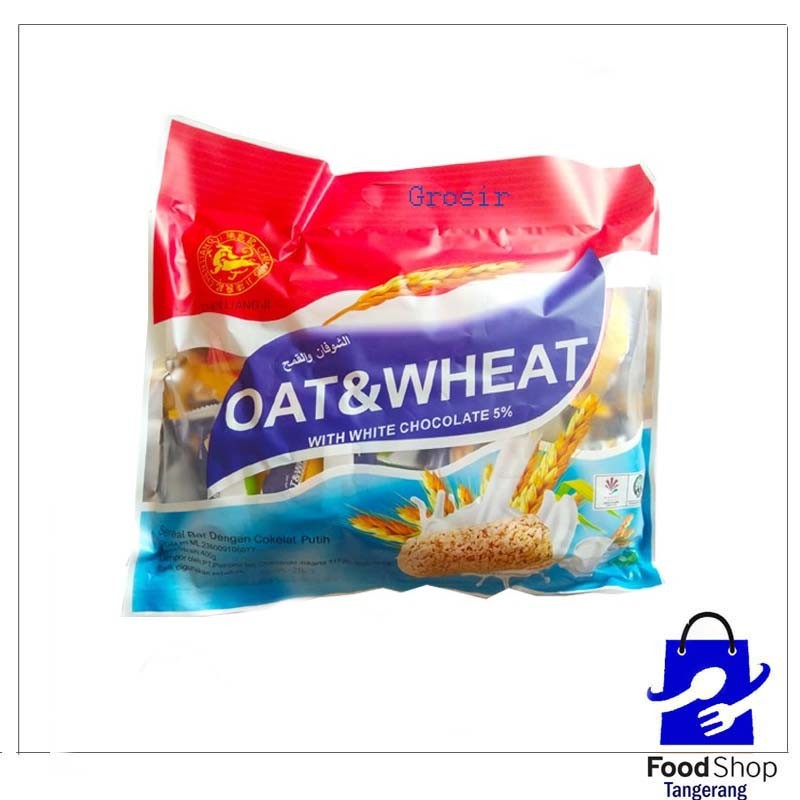 

Biskuit Gandum Oat Rasa Coklat / Chen Liang Ji Oat and Wheat Chocolate 400 Gr / Halal
