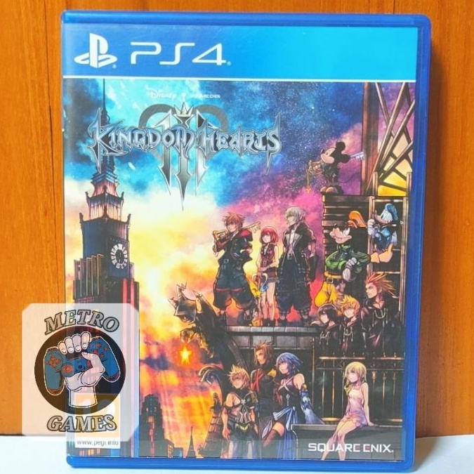 Kingdom Hearts 3 PS4 Kaset KingdomHearts Heart III Playstation PS 4 5 CD BD Game Games Kingdoms Heart Kingdomsheart kingdomhearts3 Reg 3 Region asia ps4 ps5 original ori asli