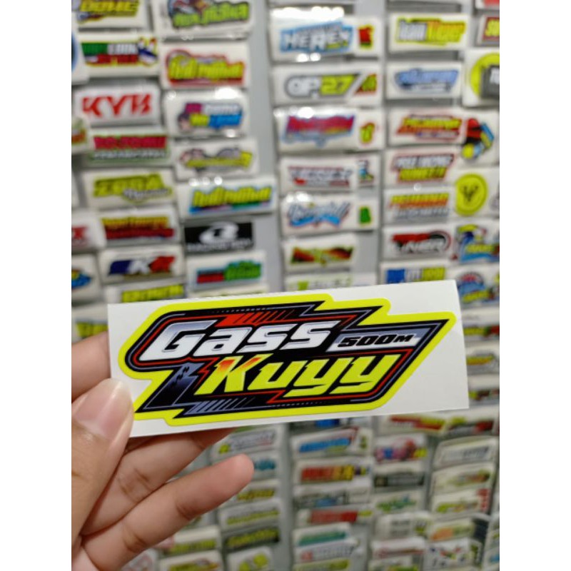 sticker printing GASS KUYY