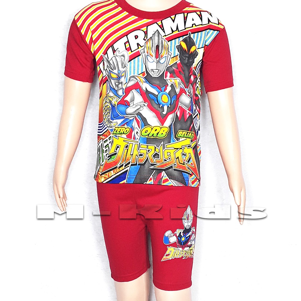 MKids88 - Baju Setelan Anak Laki-Laki Superhero ULTRAMAN