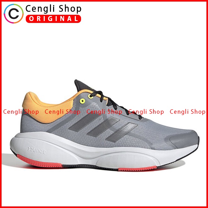 SEPATU RUNNING ADIDAS PRIA ORIGINAL SPORT RESPONSE GREY ASLI