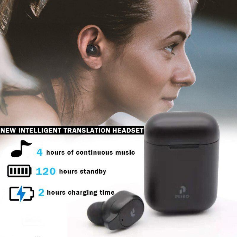 PEIKO S - Smart Intelligence Mini Earbud Bluetooth Instant Translator