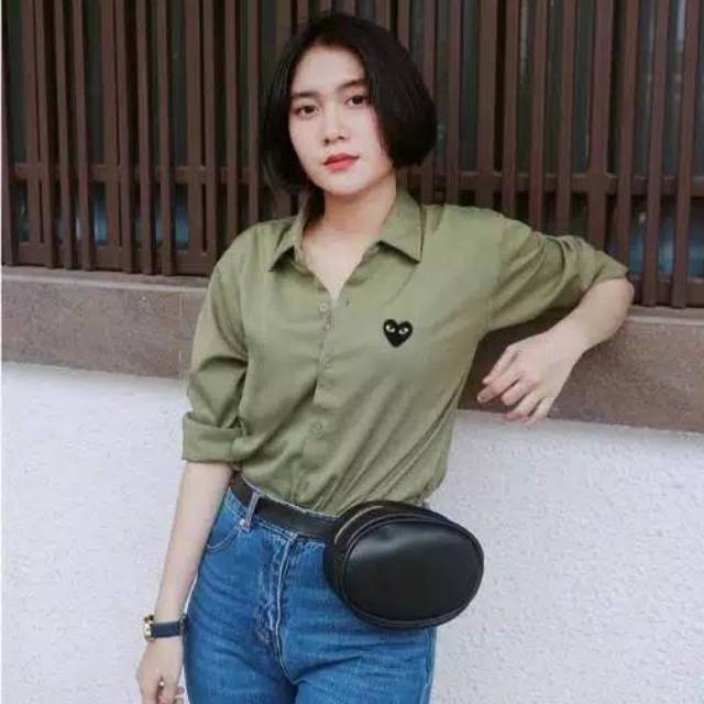 Kemeja cdg play army