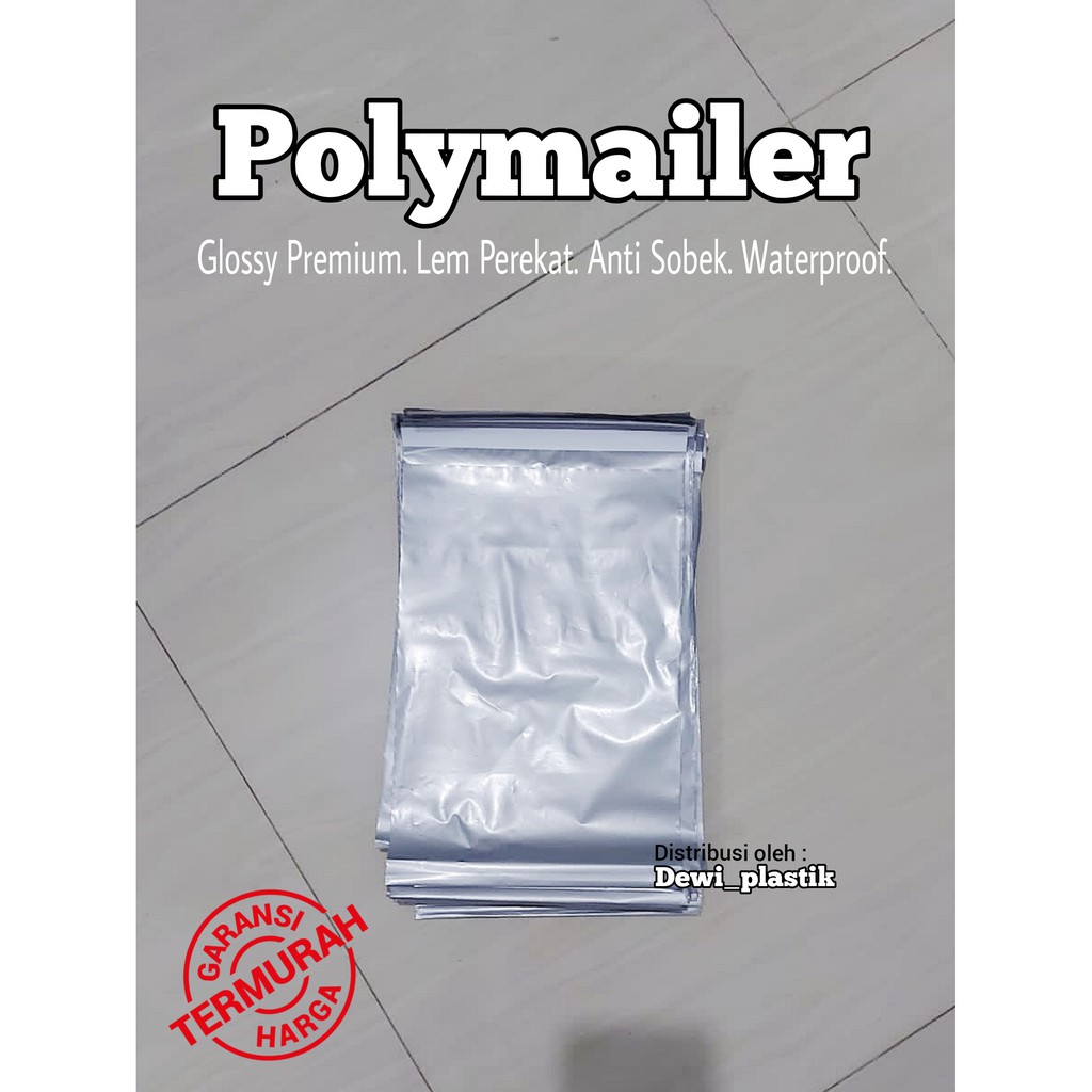 Jual Plastik Polymailer Silver 20 X 30 Plastik Packing Olshop 50 Pcs Shopee Indonesia 6063