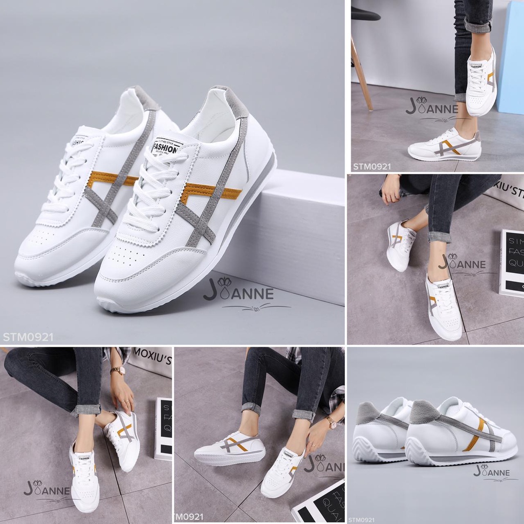 JOANNE Leather Sneakers Shoes #STM0921 ORIGINAL