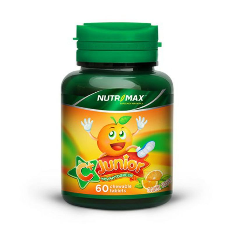VITAMIN ANAK - NUTRIMAX VIT C Plus Junior with Phytogreen - 60 Tablet