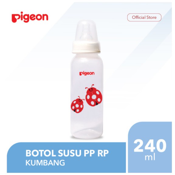 Pigeon Botol Susu PP Rp 240ml Gambar KUMBANG Dot Bayi Botol Susu Pigeon Ukuran 240ml
