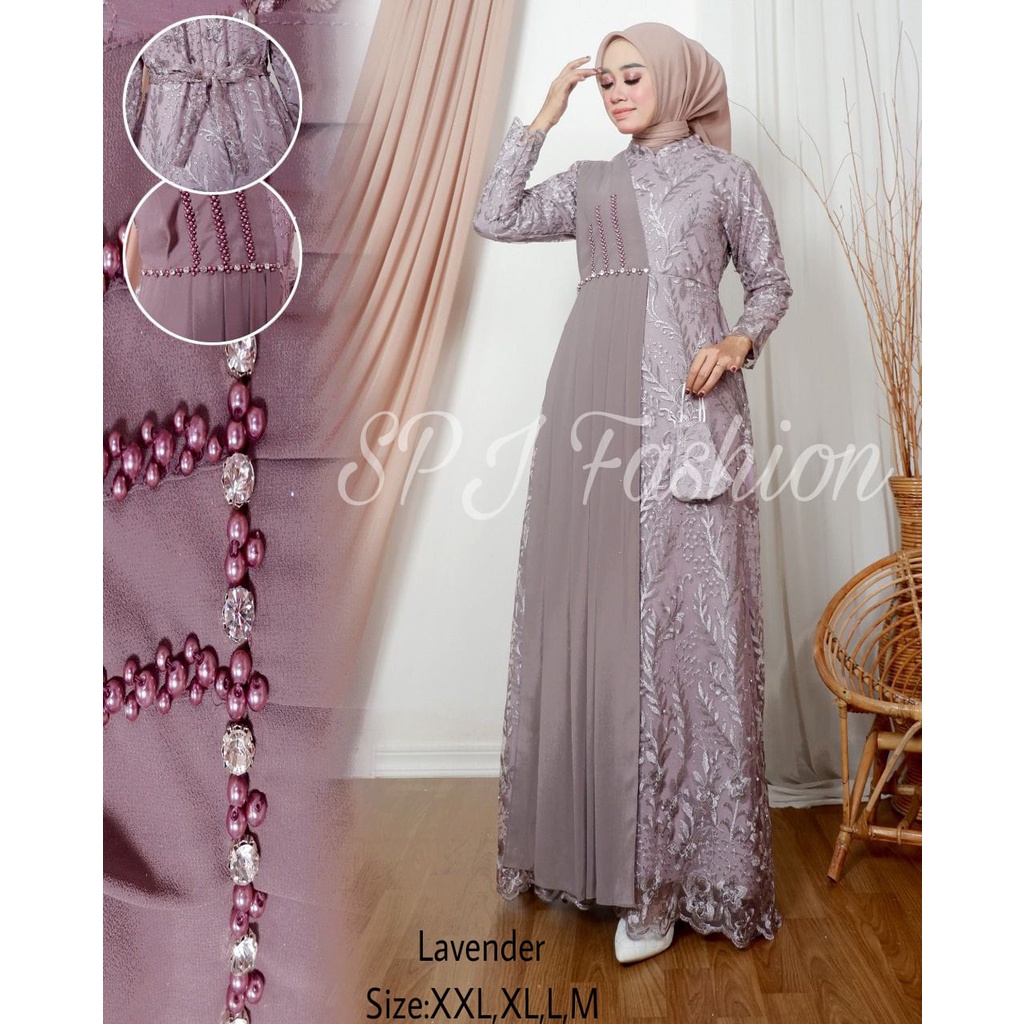 NEW ARRIVAL TOP GAMIS MODERN BY SPJ FASHION/GAMIS LAMARAN/GAMIS PESTA/GAMIS MUSLIMAH/GAMIS SELENDANG MODERN KEKINIAN/BEST SELLER GAMIS NOW