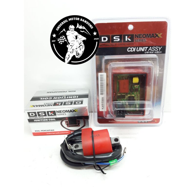 CDI DSK UNLIMER & KOIL COIL RACING DSK HONDA SUPRA X125 KARISMA SUPRA X 125 KARBU SETARA DENGAN BRT