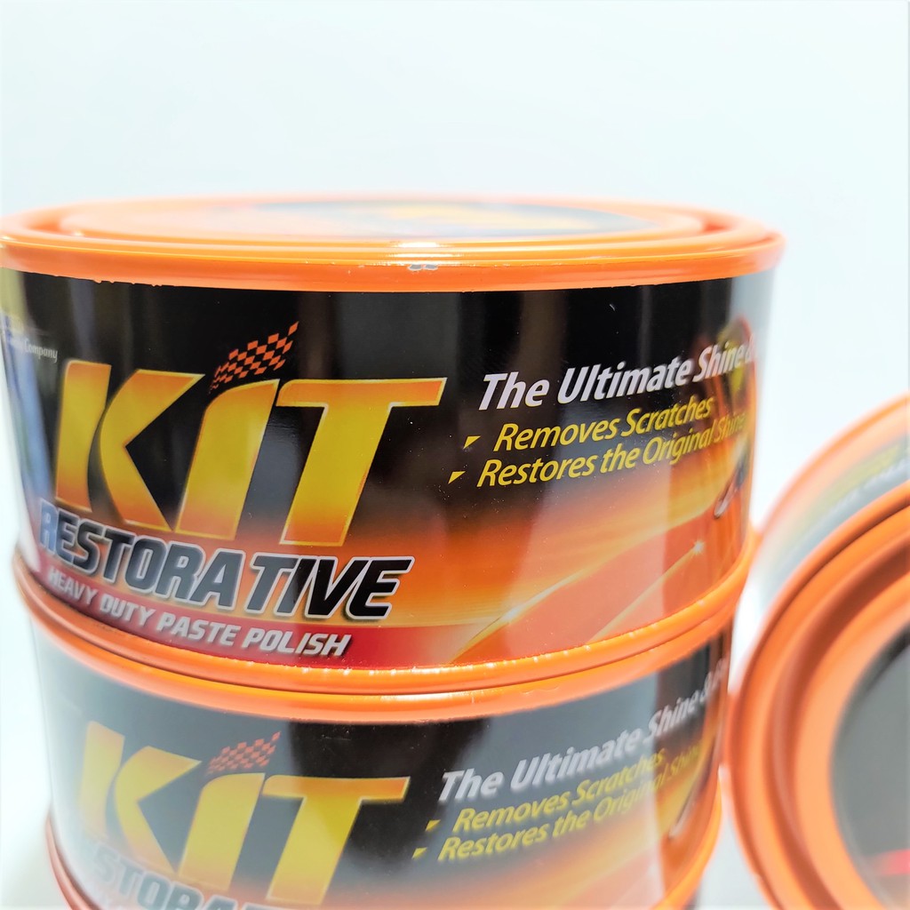 Penghilang Goresan KIT Paste Was Polish Restorative 225 gr Orange Oren Mobil Motor Baru