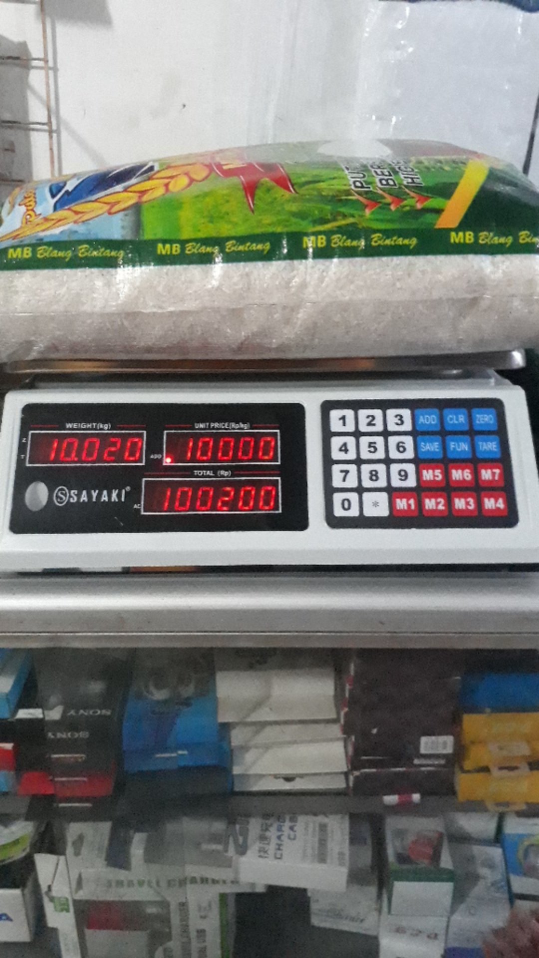 Timbangan Computing Digital Sonic Price Computing Scale Type Acs-a 30kg