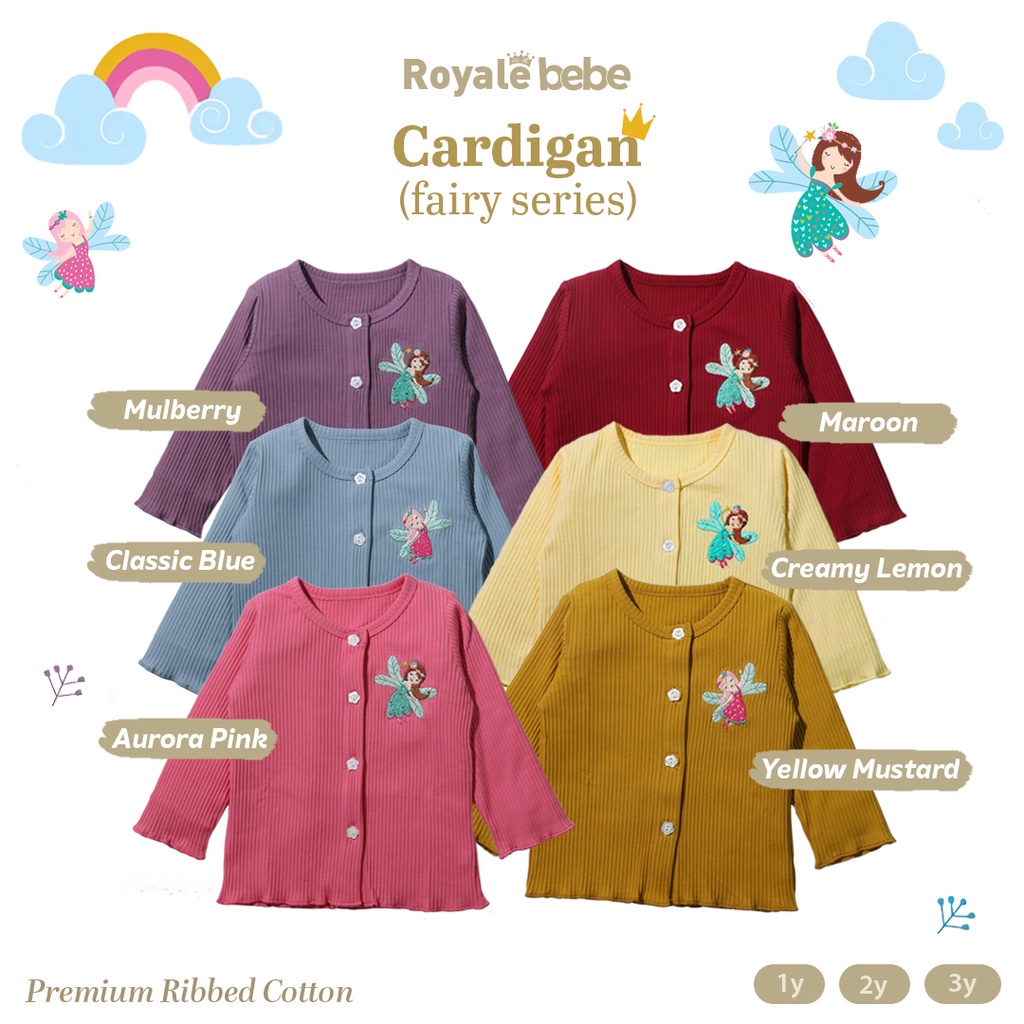 Royale Bebe Cardigan Fairy Series Kardigan Anak Perempuan