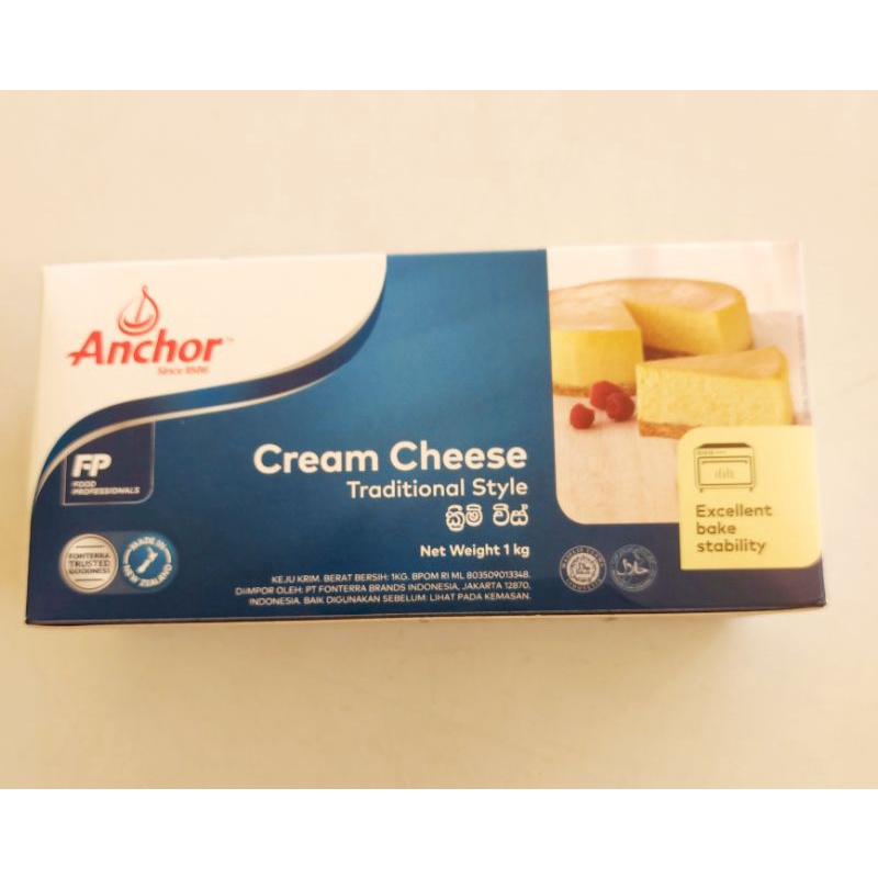 

cream cheese anchor 1 kg kemasan biru