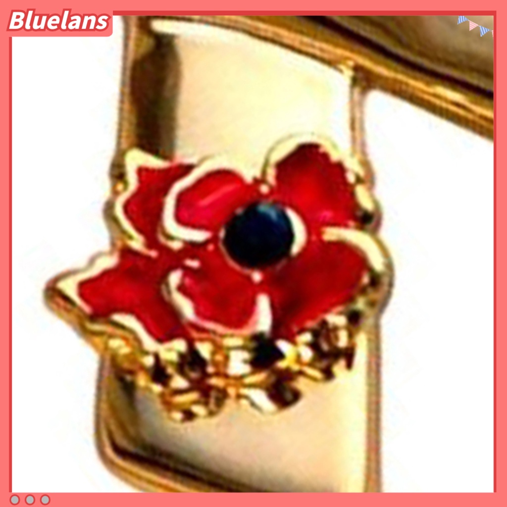 Bluelans Fashion Brooch Cancer Badge Ribbon Style Alloy Flower Decor Brooch