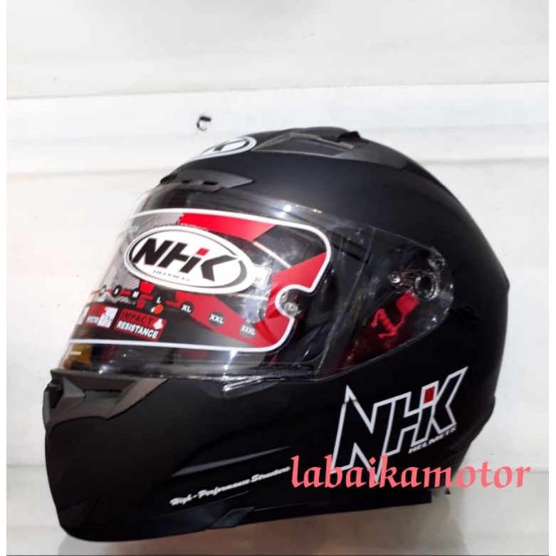 HELM NHK RX9 SOLID | FULL FACE | DOUBLE VISOR