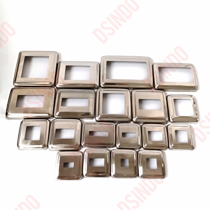 Flange/ring kotak stainless steel 20 x 40 mm (201)