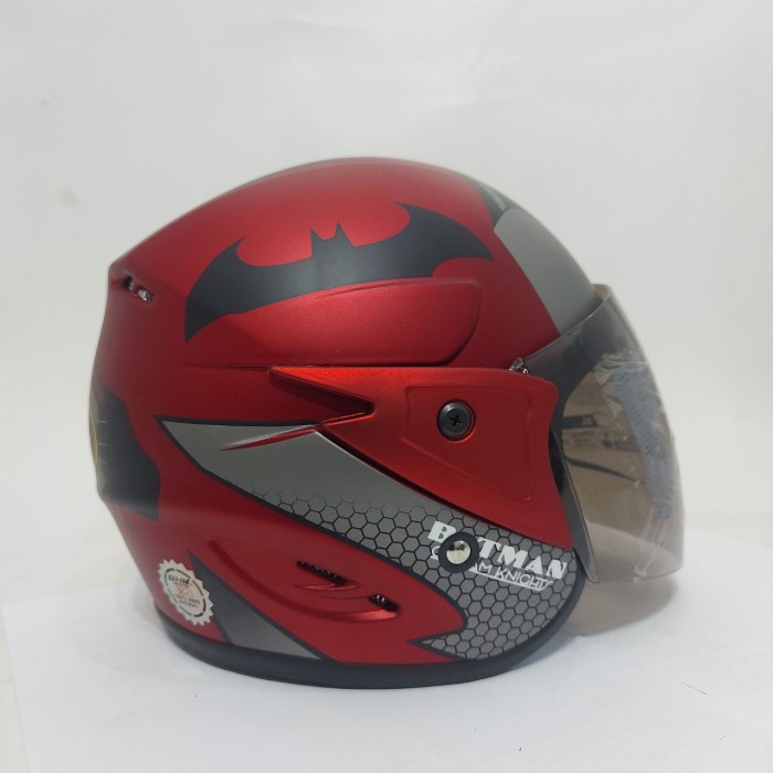HELM ANAK KARAKTER UMUR 3-9 TAHUN BATMAN
